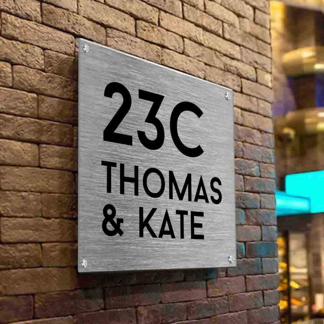 Personalized Metal Name Plate for Office Flat Entrance Outdoor - Image 7