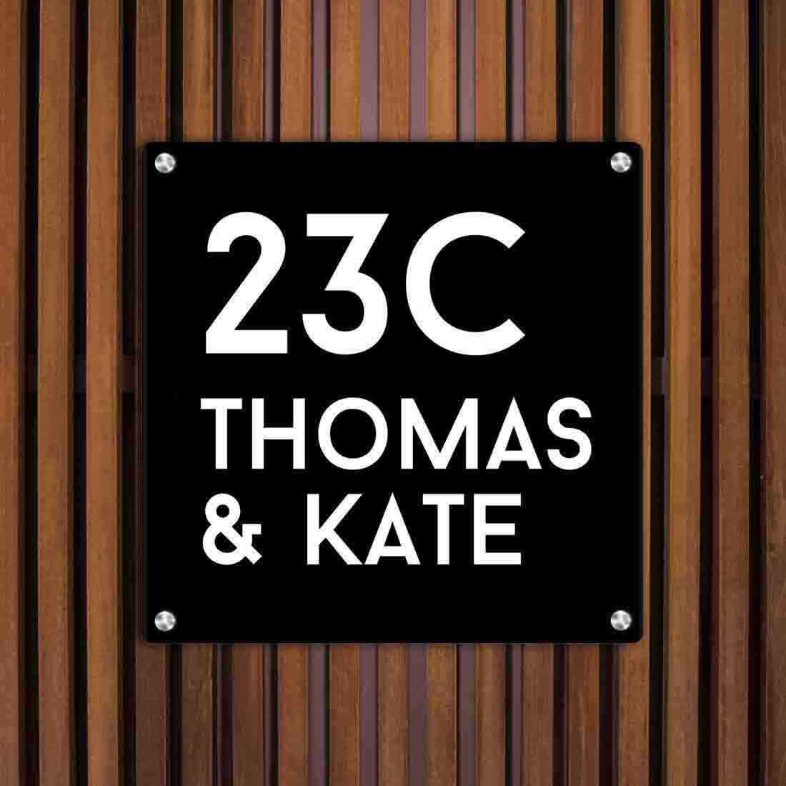 Personalized Metal Name Plate for Office Flat Entrance Outdoor - Image 2