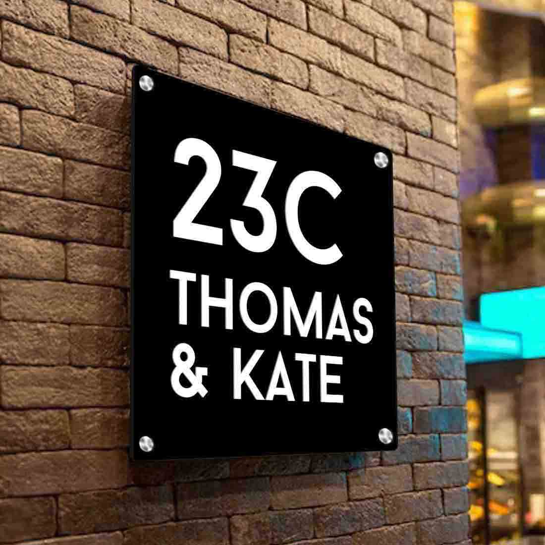 Personalized Metal Name Plate for Office Flat Entrance Outdoor - Image 3