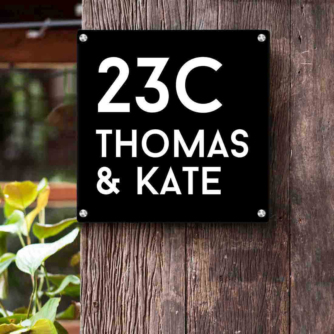 Personalized Metal Name Plate for Office Flat Entrance Outdoor - Image 5