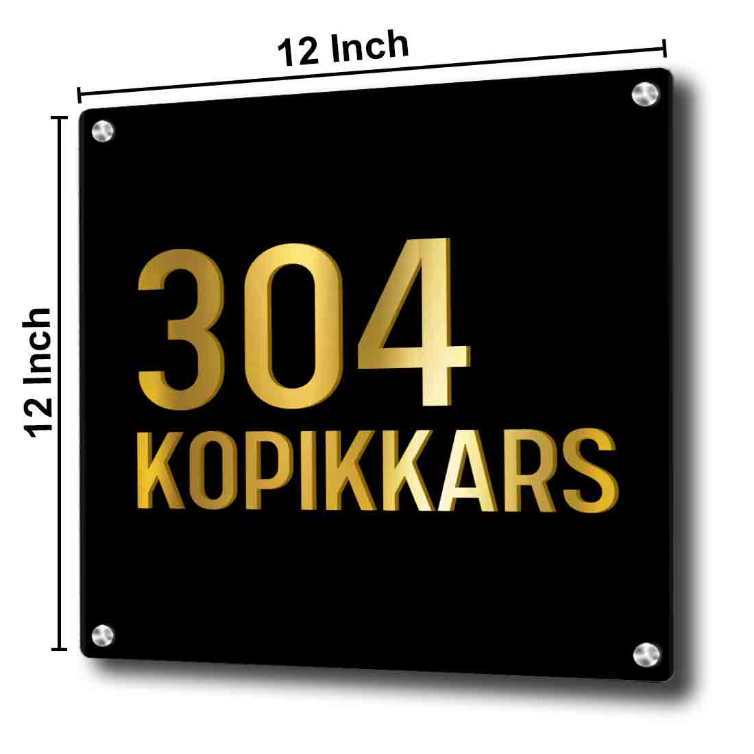 Personalized Metal Office Name Plates Stainless Steel for Outdoor Entrance - Image 12