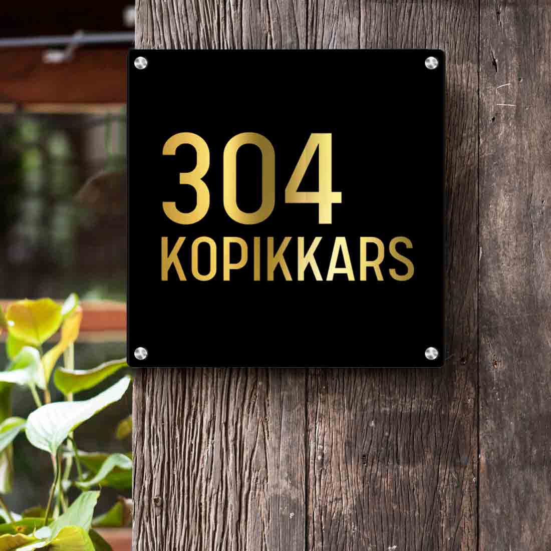 Personalized Metal Office Name Plates Stainless Steel for Outdoor Entrance - Image 13
