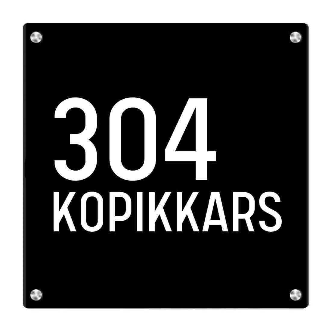 Personalized Metal Office Name Plates Stainless Steel for Outdoor Entrance - Image 4