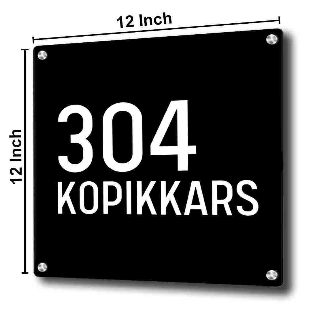 Personalized Metal Office Name Plates Stainless Steel for Outdoor Entrance - Image 7