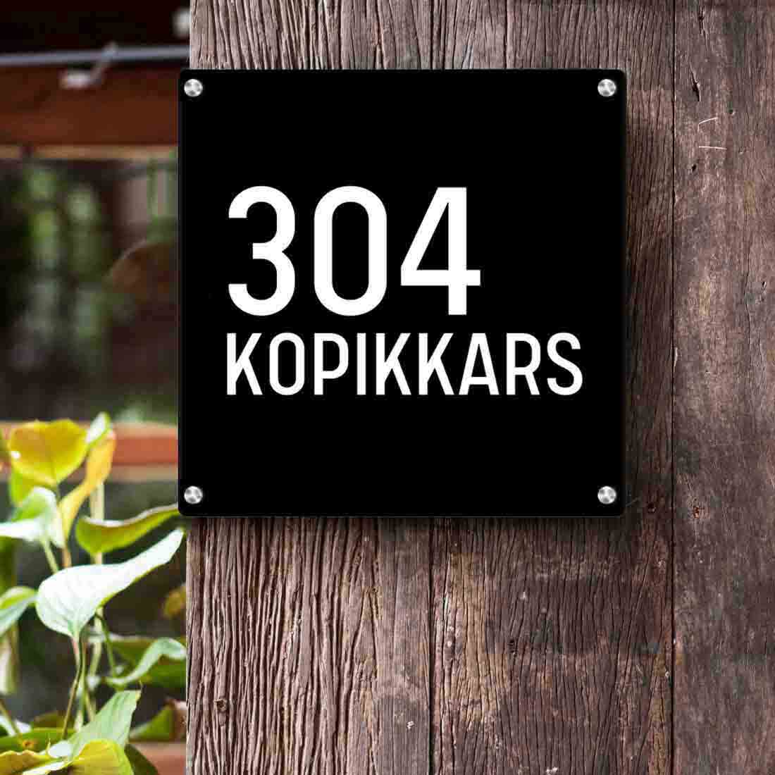 Personalized Metal Office Name Plates Stainless Steel for Outdoor Entrance - Image 8