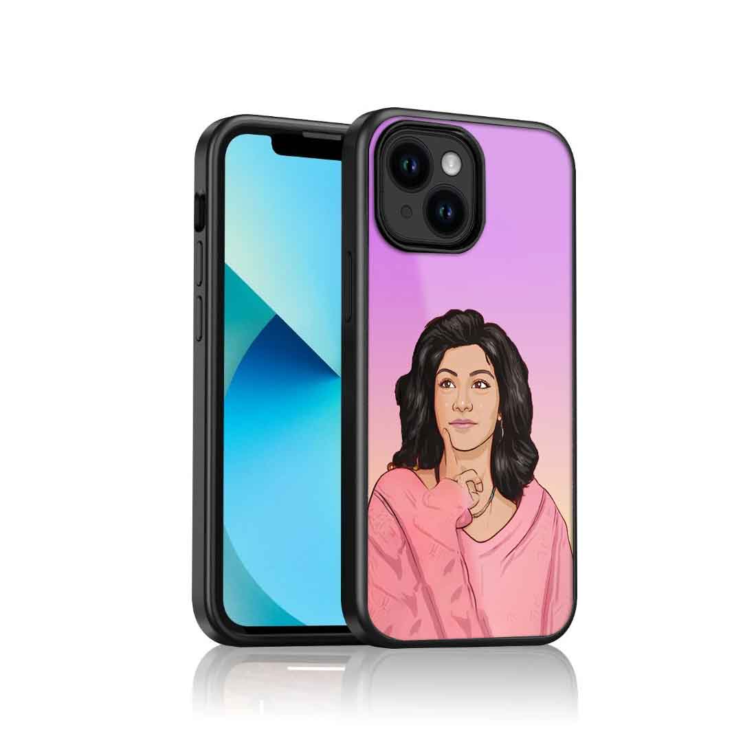 Personalized Mobile Phone Cover Photo iPhone 14 Case With Cartoon Filter