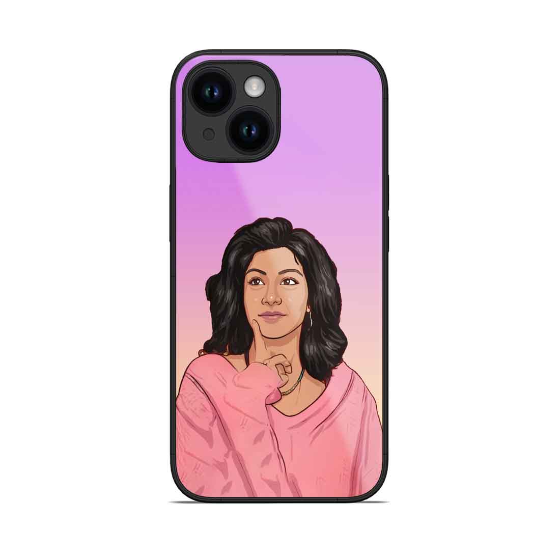 Personalized Mobile Phone Cover Photo iPhone 14 Case With Cartoon Filter - Image 2
