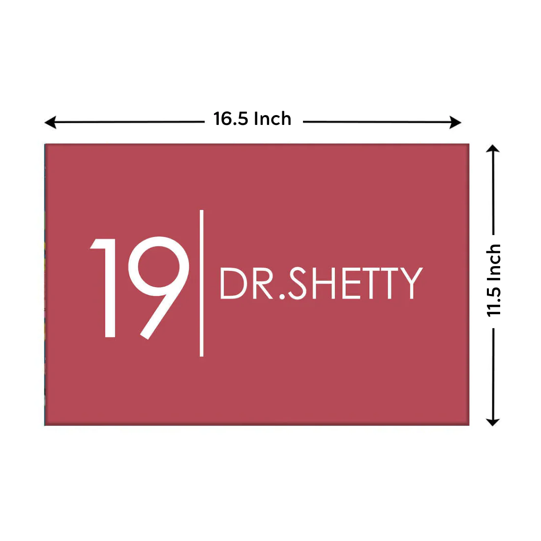 Customized Best Name Plate for House Outdoor - Red Classic - Image 7