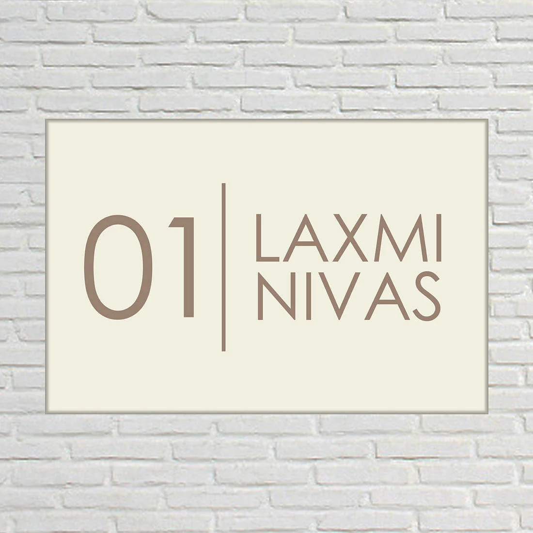Name Board for Office Entrance - Off White Color - Image 3