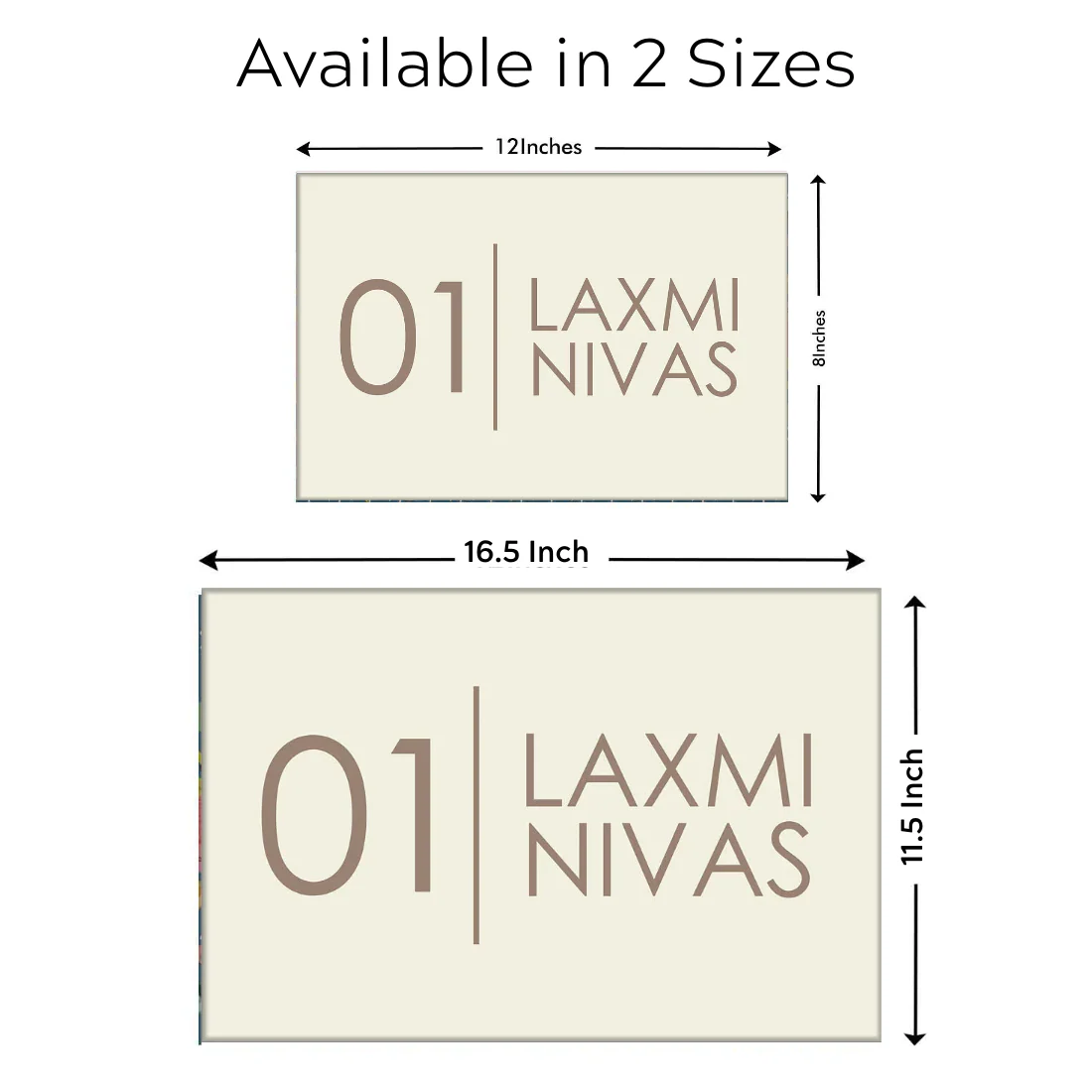 Name Board for Office Entrance - Off White Color - Image 8