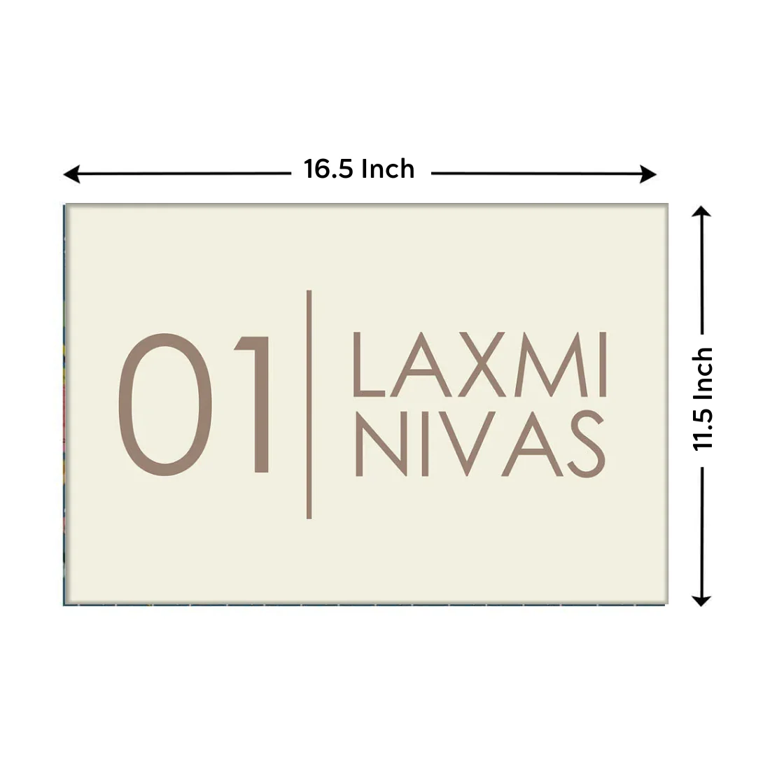 Name Board for Office Entrance - Off White Color - Image 9