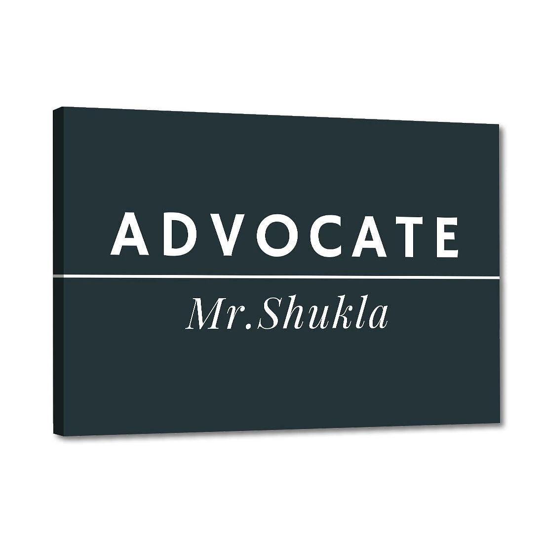 Office Name Plate - Outdoor Indoor Name board for Office Shop Store Professional Sign Board