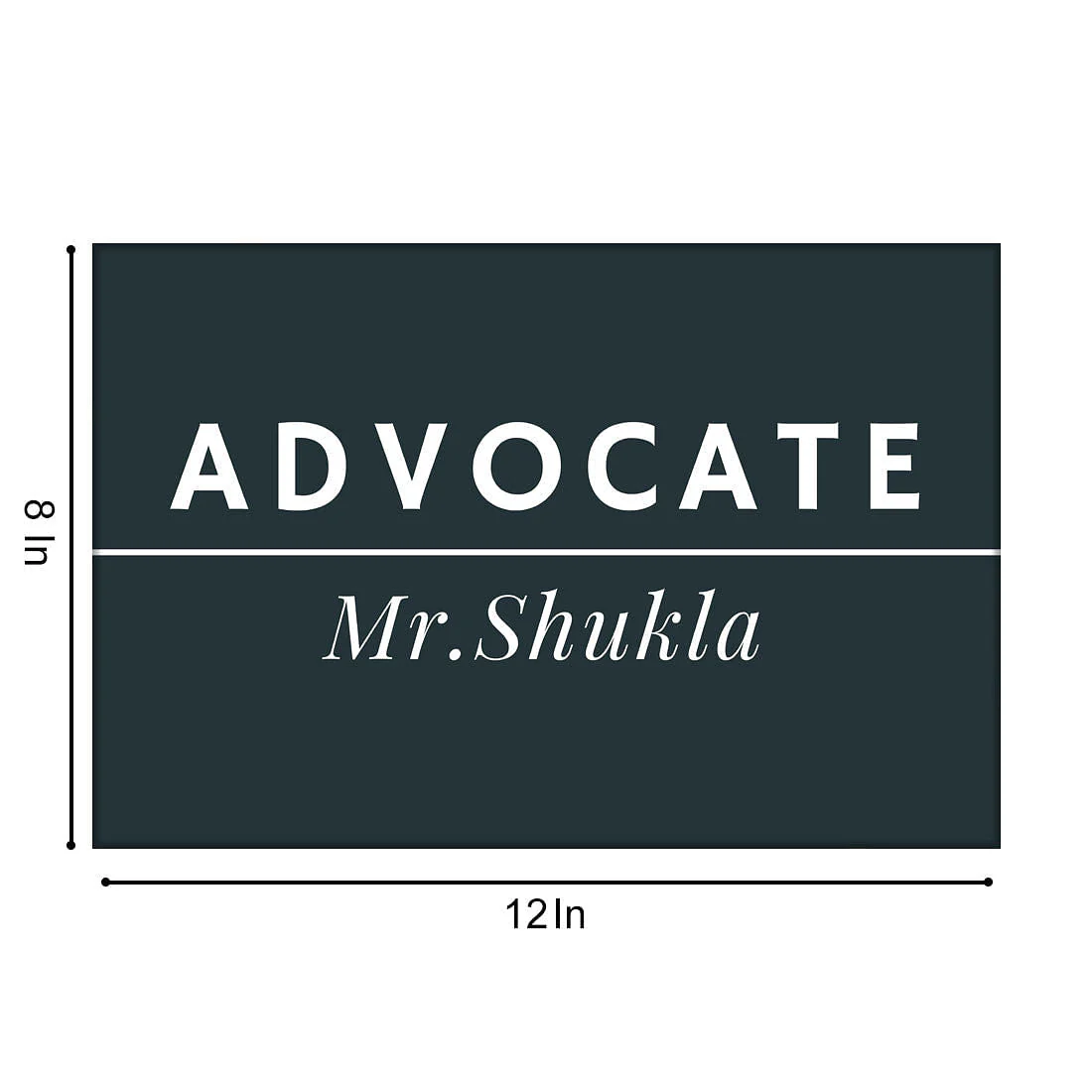 Office Name Plate - Outdoor Indoor Name board for Office Shop Store Professional Sign Board - Image 3