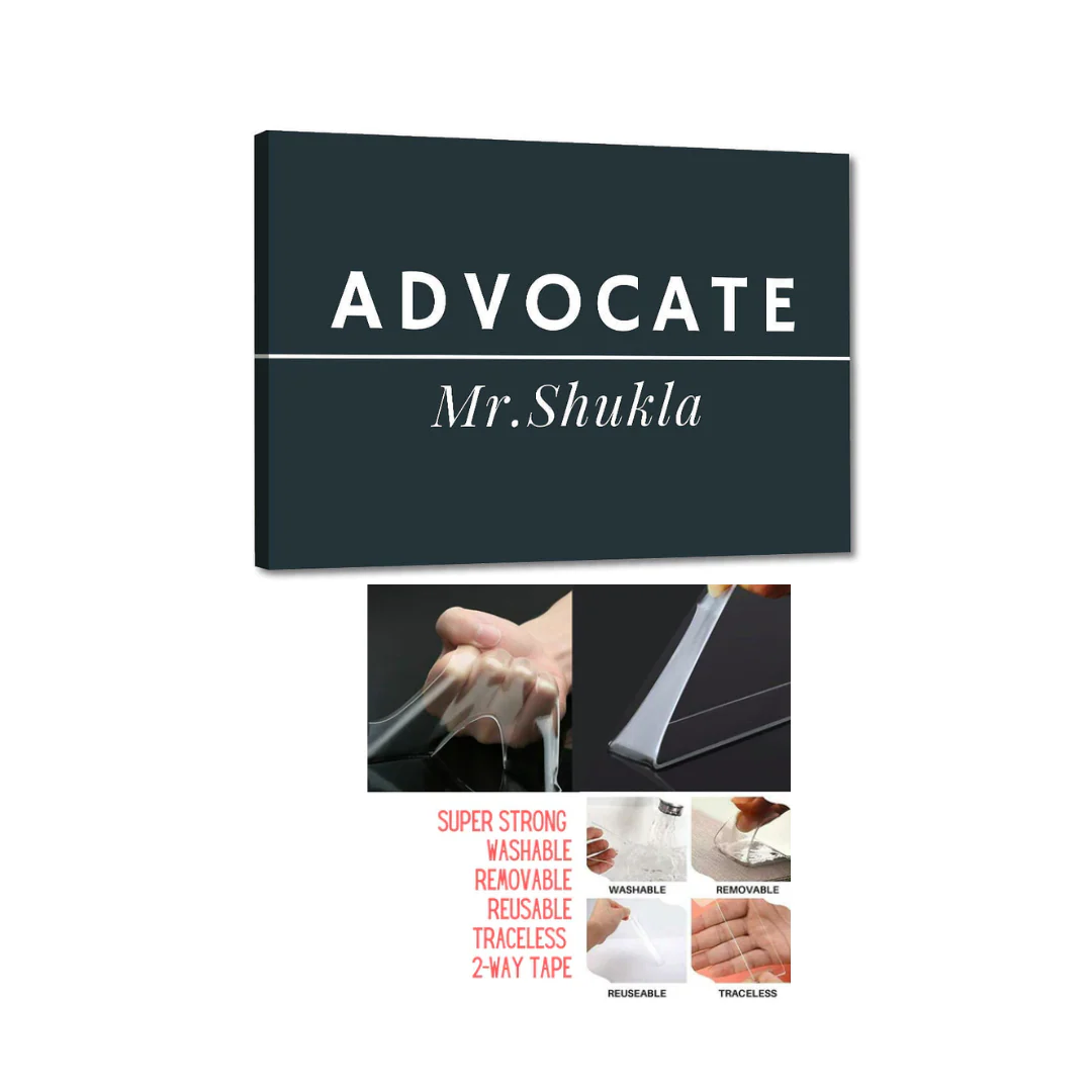 Office Name Plate - Outdoor Indoor Name board for Office Shop Store Professional Sign Board - Image 5