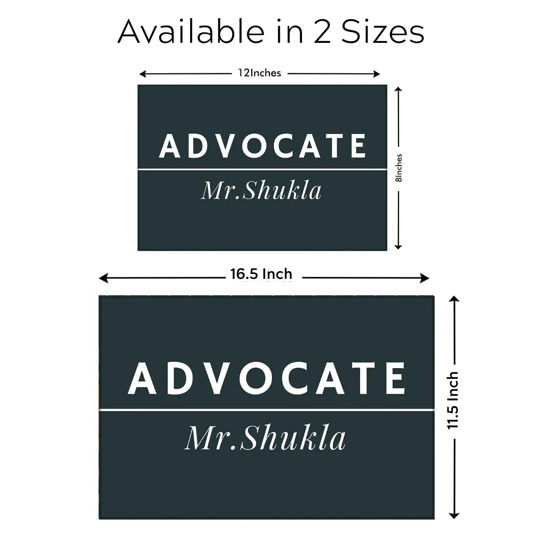 Office Name Plate - Outdoor Indoor Name board for Office Shop Store Professional Sign Board - Image 7