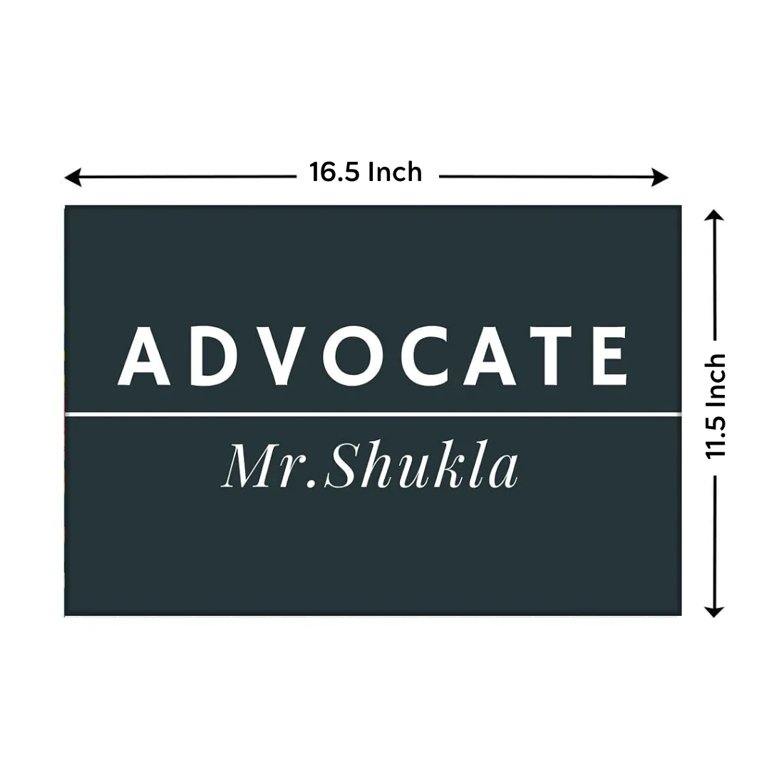 Office Name Plate - Outdoor Indoor Name board for Office Shop Store Professional Sign Board - Image 8