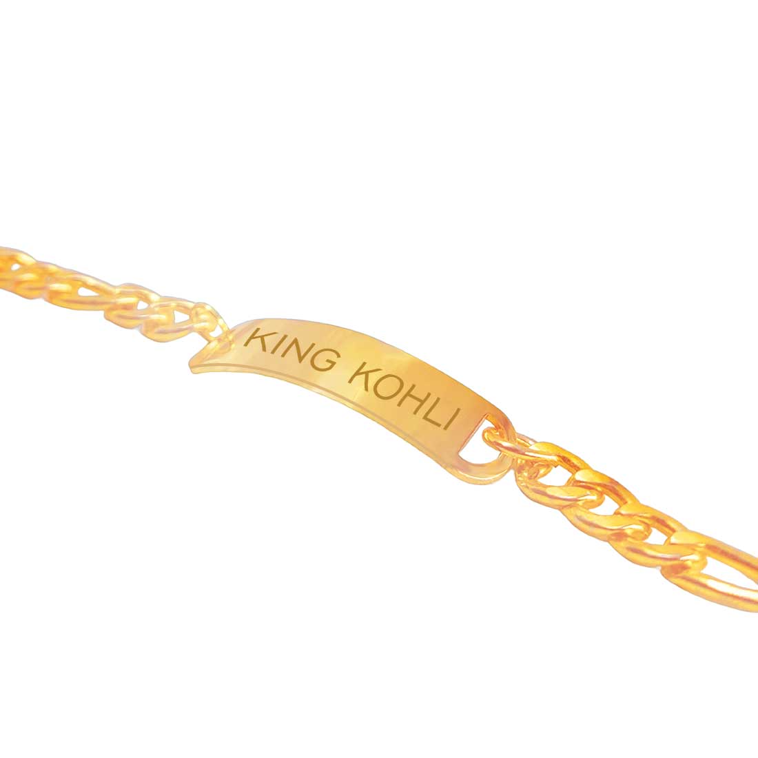 Personalized Name Bracelet for Men Engraved Name - Black Rhodium/Gold Plated - Add Name - Image 12