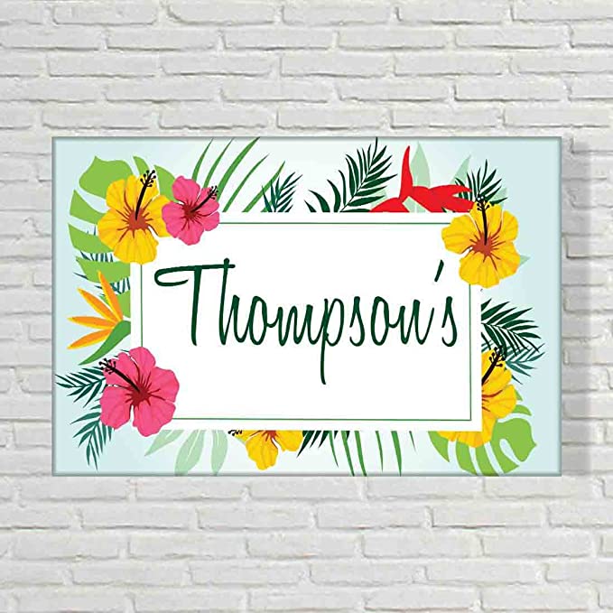 New Personalized Door Name Plate - Shoeflowers - Image 3