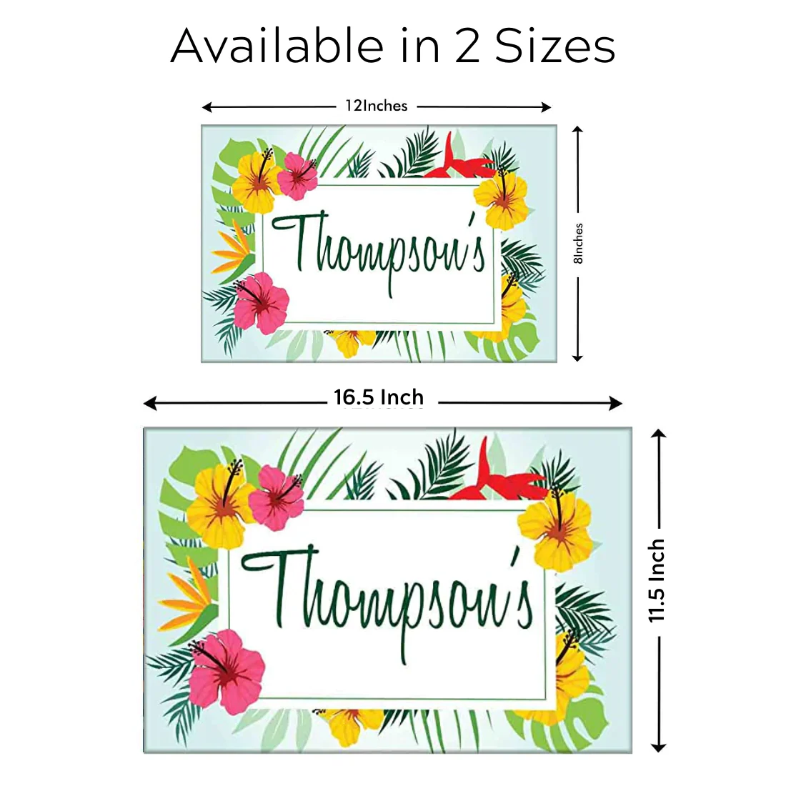 New Personalized Door Name Plate - Shoeflowers - Image 7