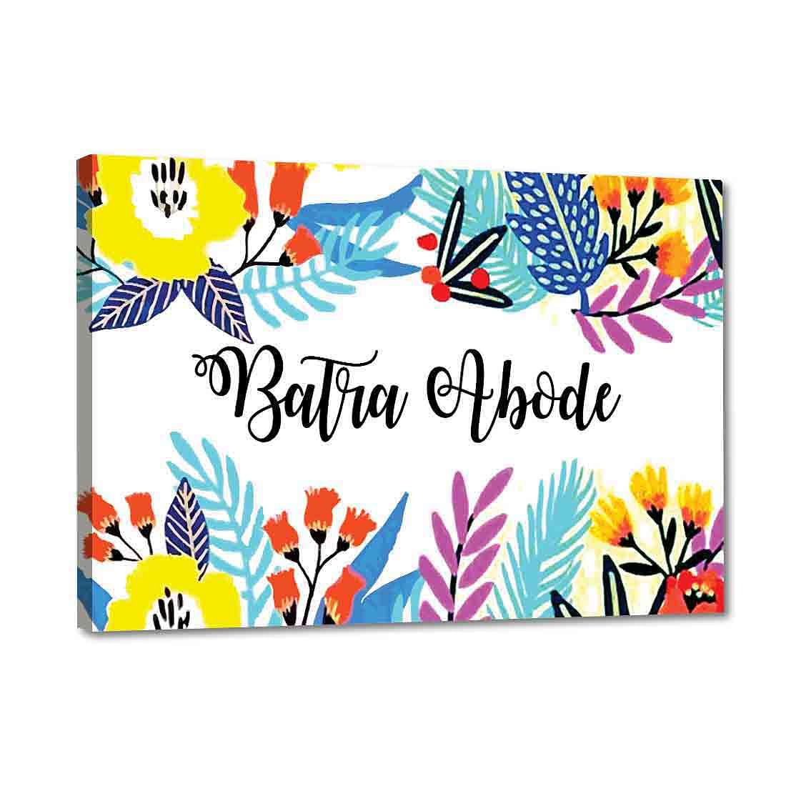 Personalized Door Name Plate - Paradise Garden - Image 3