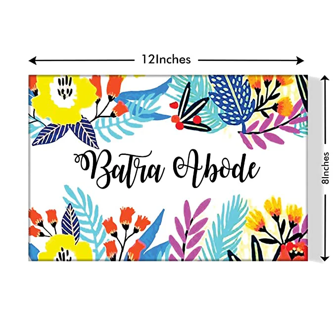 Personalized Door Name Plate - Paradise Garden - Image 5