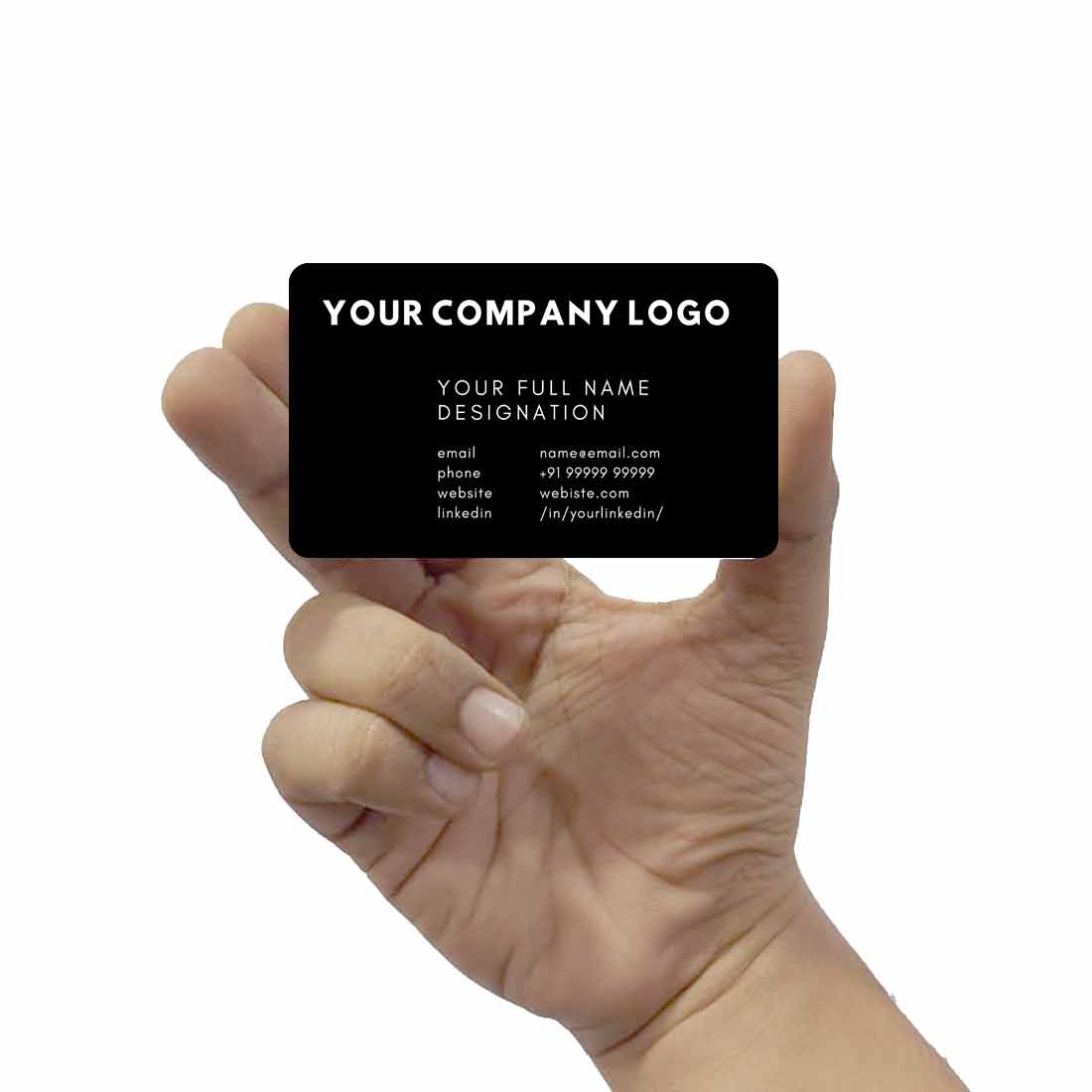 Personalized Metal NFC Smart Card Business Cards Engraving - Company Logo ( For Android Phones Only) - Image 2