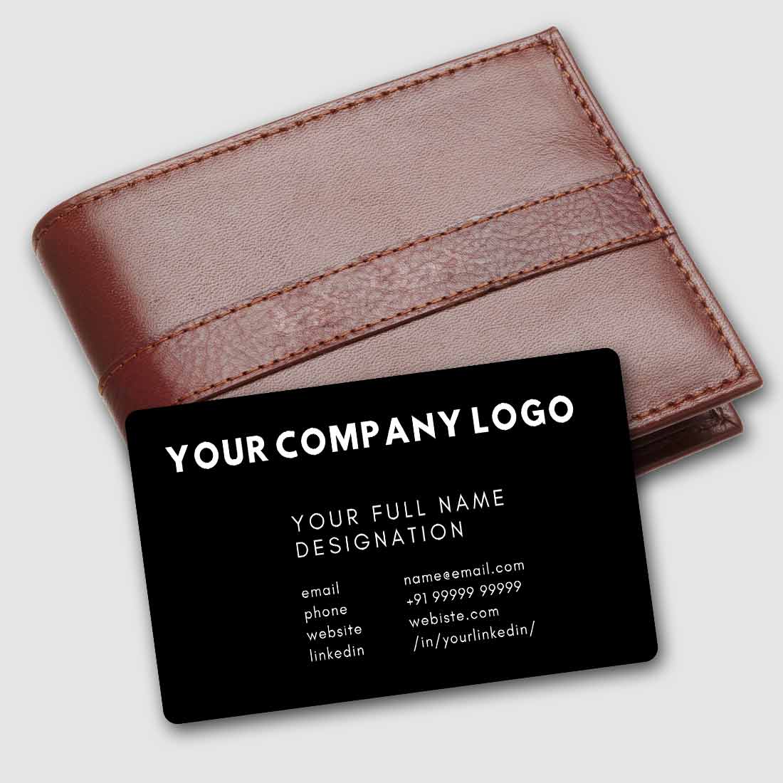 Personalized Metal NFC Smart Card Business Cards Engraving - Company Logo ( For Android Phones Only) - Image 3