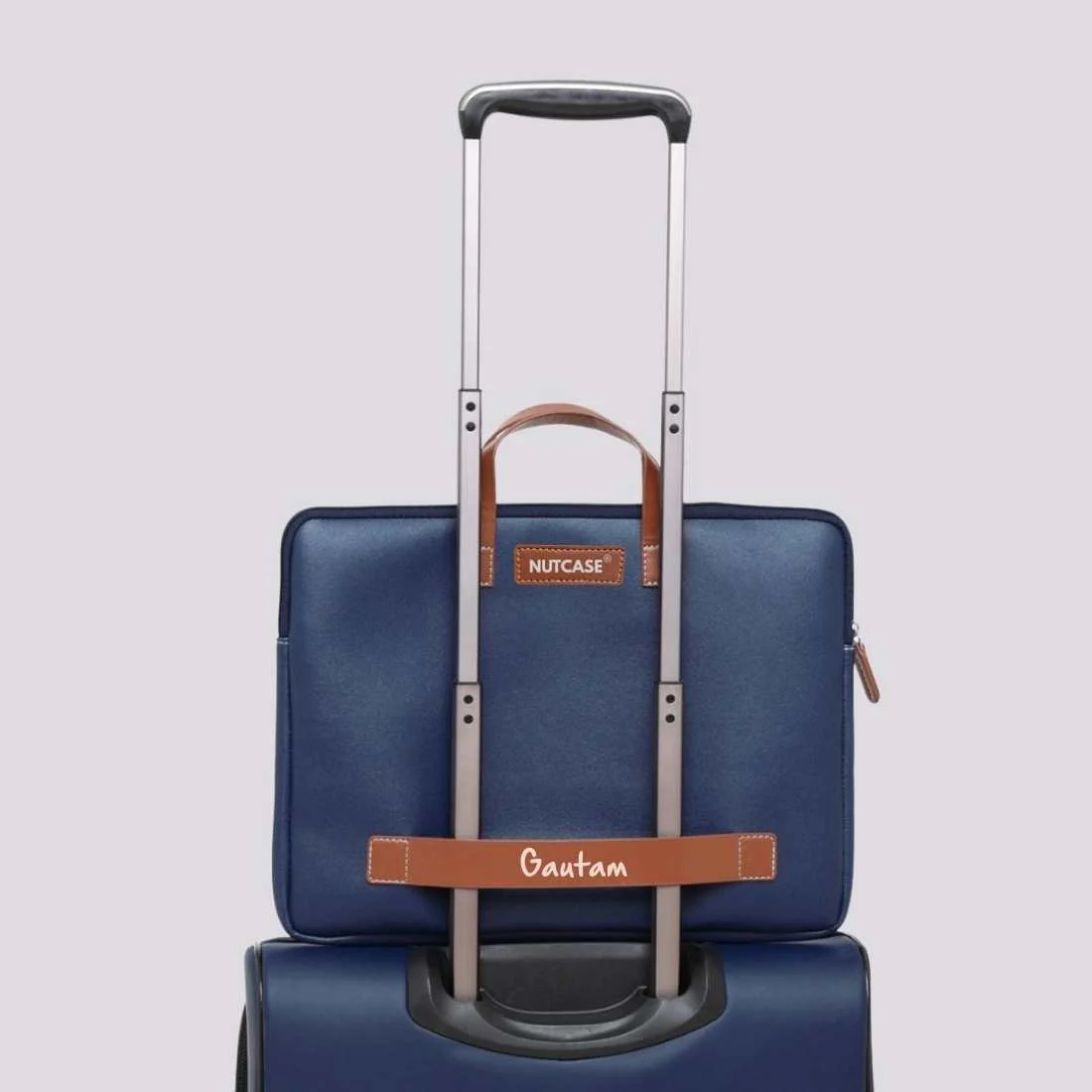 Personalized Office Laptop Bags with Name - Duo Tone Premium Laptop Carry Bag for up to 15” laptops - Image 5