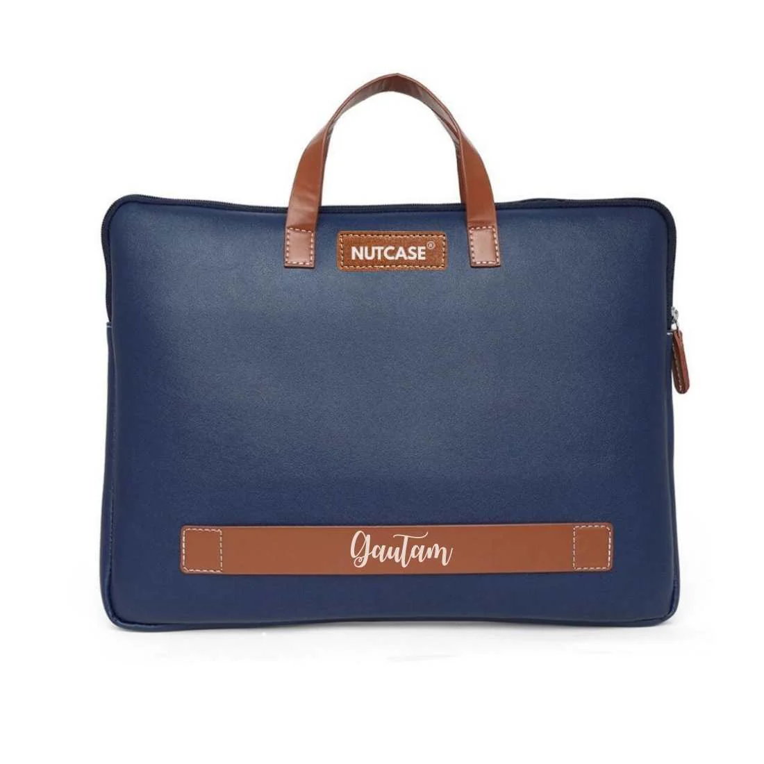 Personalized Office Laptop Bags with Name - Duo Tone Premium Laptop Carry Bag for up to 15” laptops - Image 6