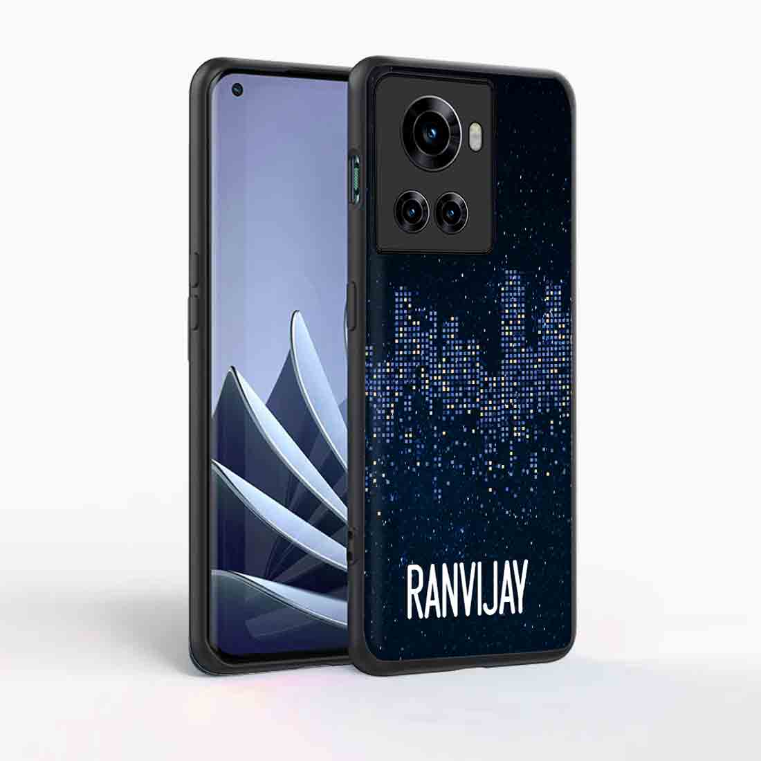 Personalized Oneplus 10R back cover Mobile Cover Design With Name - City