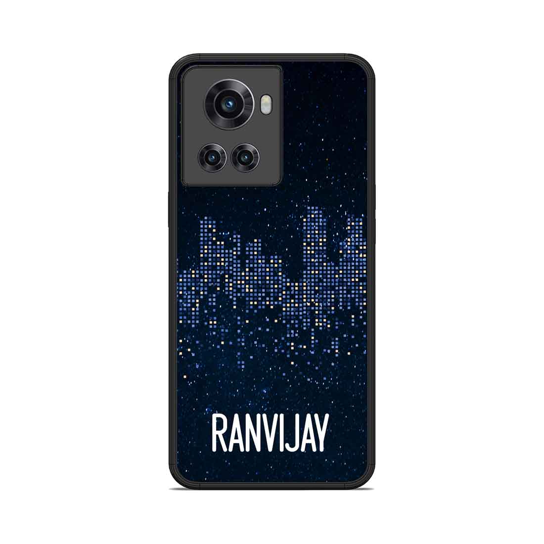 Personalized Oneplus 10R back cover Mobile Cover Design With Name - City - Image 2