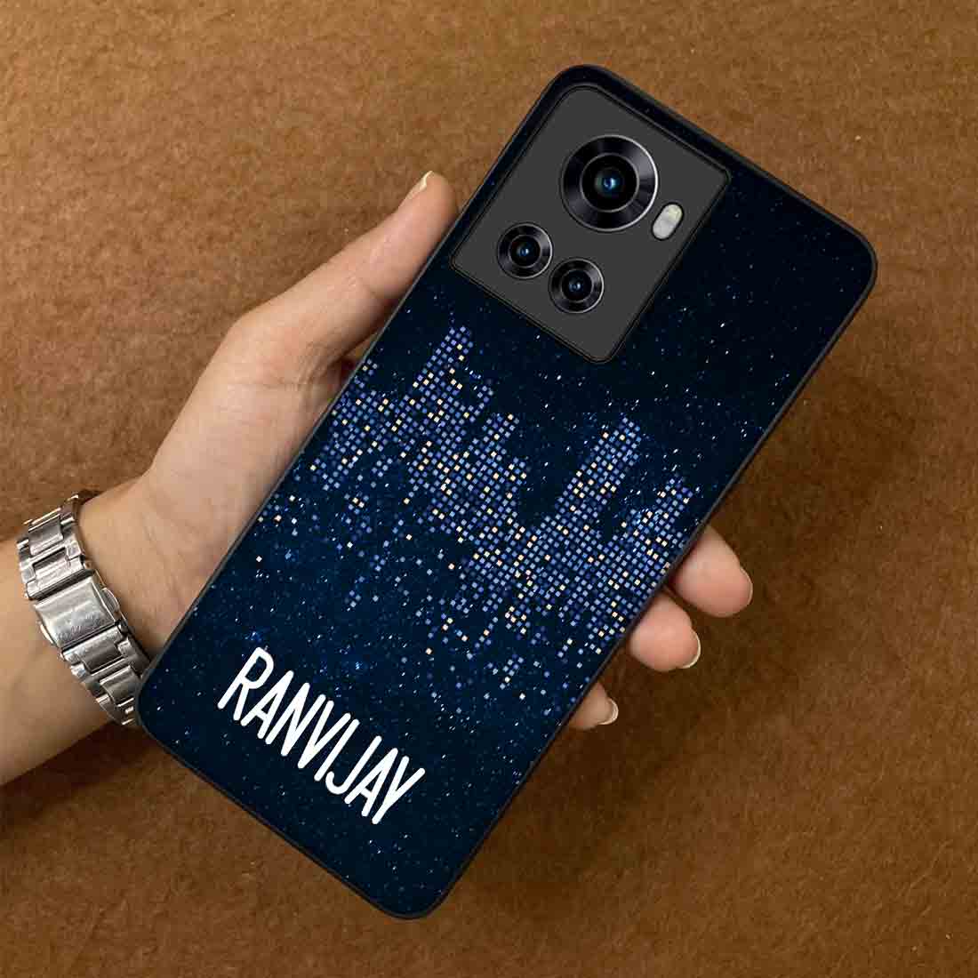 Personalized Oneplus 10R back cover Mobile Cover Design With Name - City - Image 3