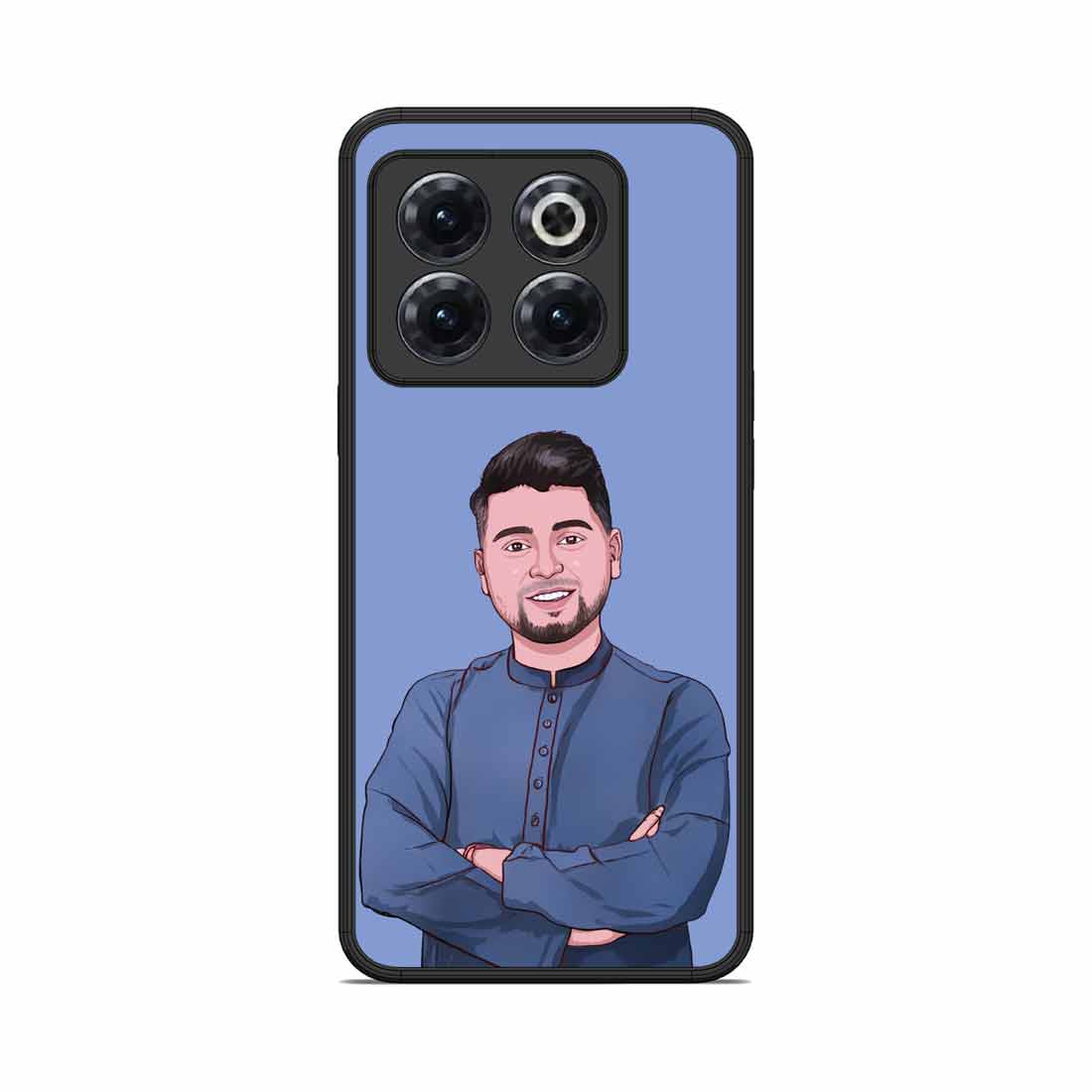 Personalized Oneplus 10T Cover Back Case With Image- Cartoonify From Photo - Image 2