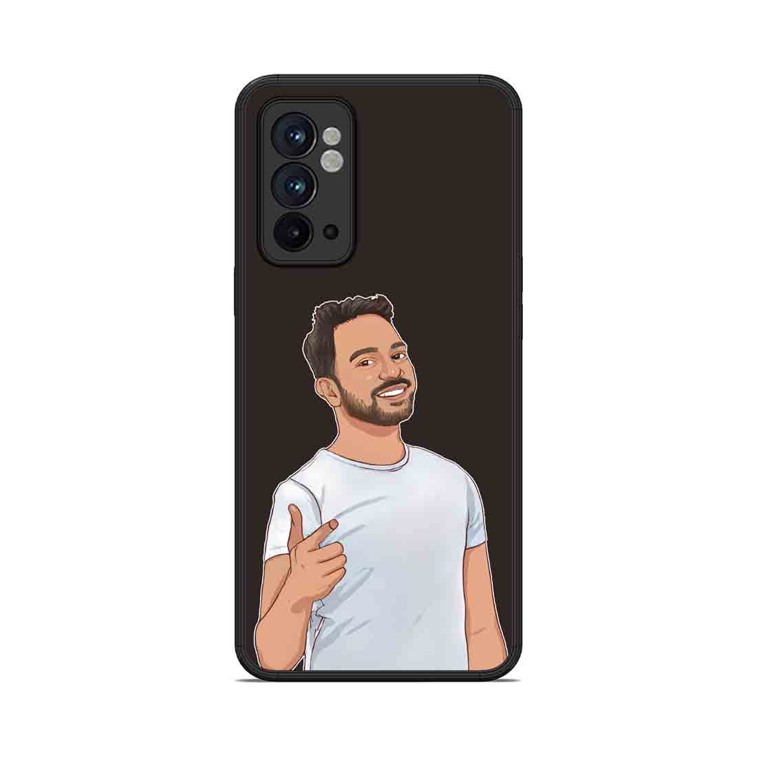 Personalized Oneplus 9RT Back Case with Photo Designer Back Case - Cartoonify From Photo - Image 2