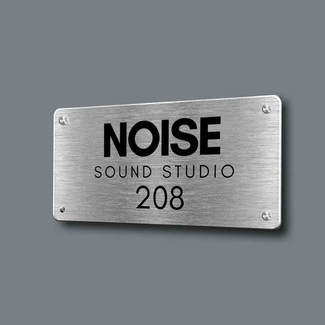 Personalized Outdoor Metal Name Plates for House Office Flats Entrance - Image 3