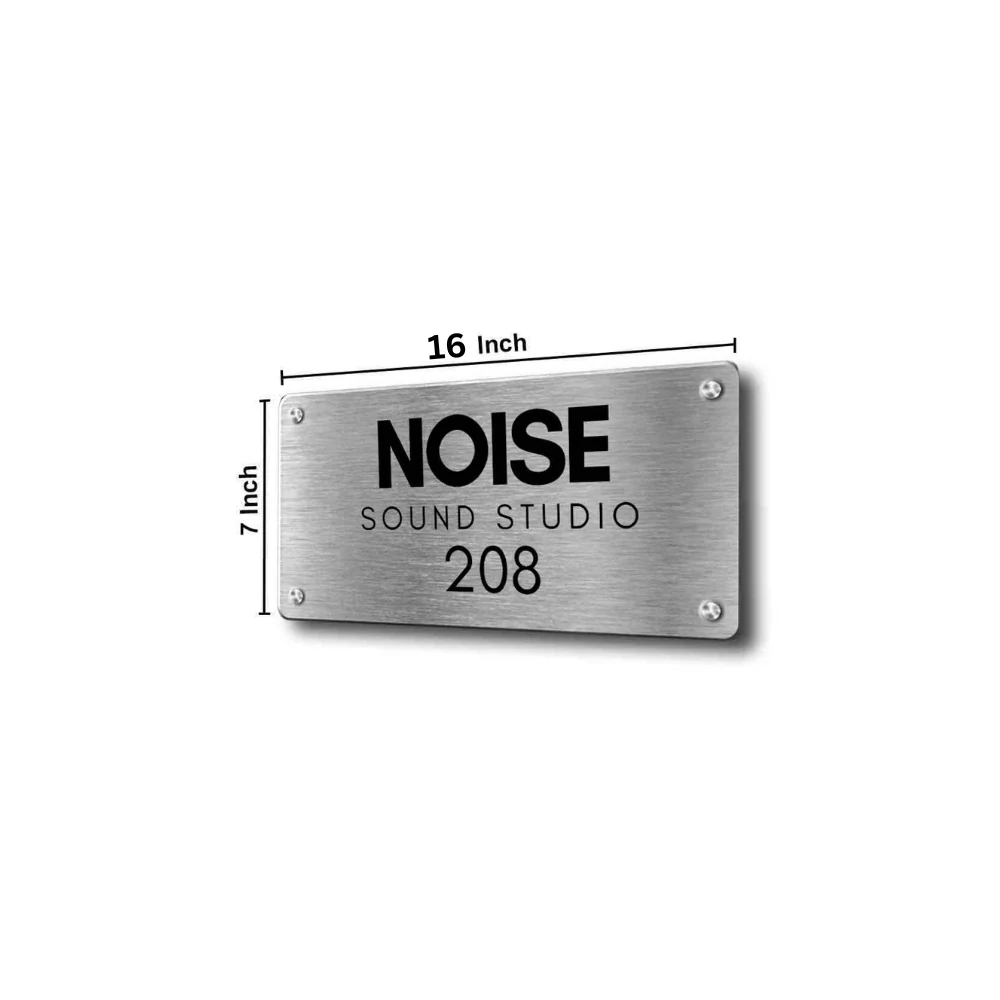 Personalized Outdoor Metal Name Plates for House Office Flats Entrance - Image 4