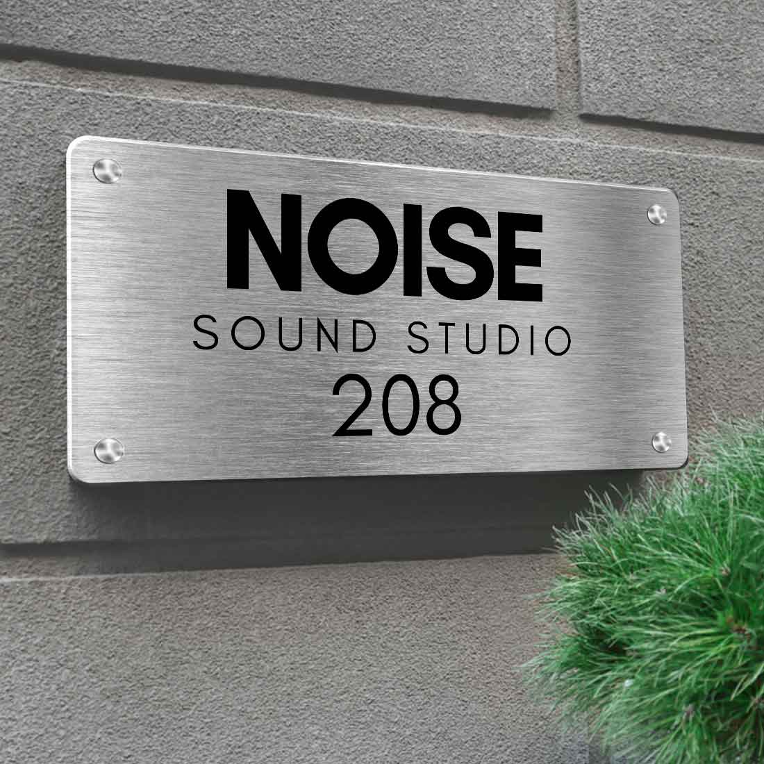 Personalized Outdoor Metal Name Plates for House Office Flats Entrance - Image 5