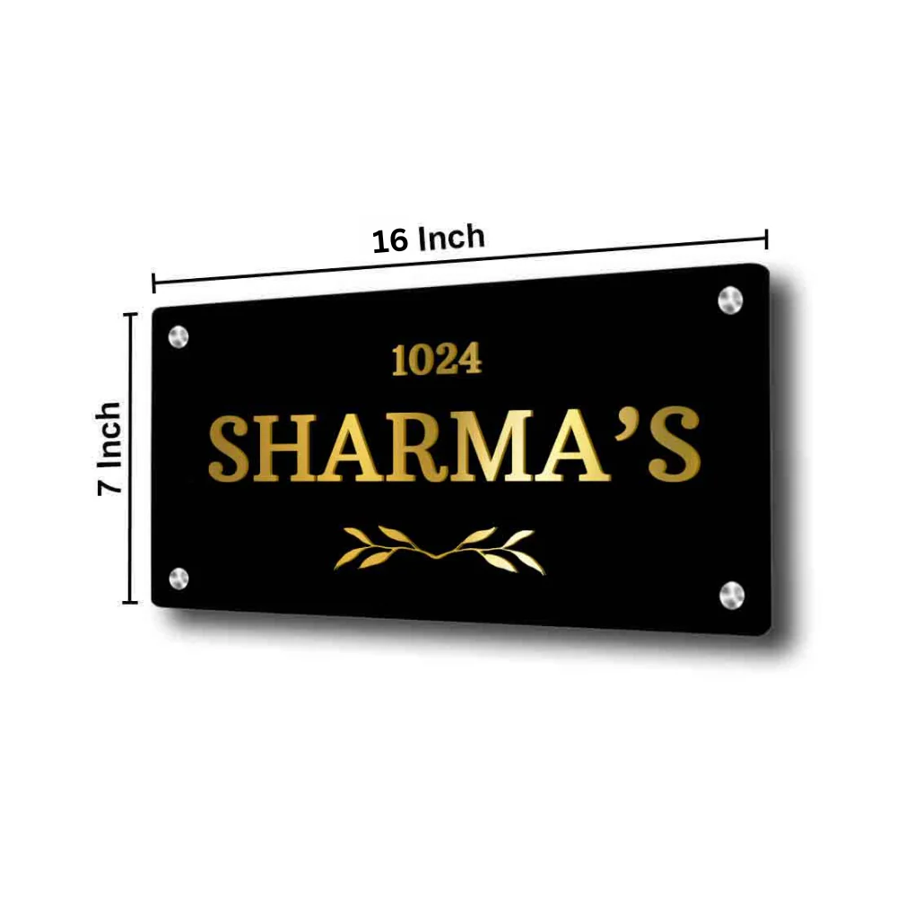 Personalized Outdoor Metal Name Plates for House Office Flats Door Entrance - Image 5