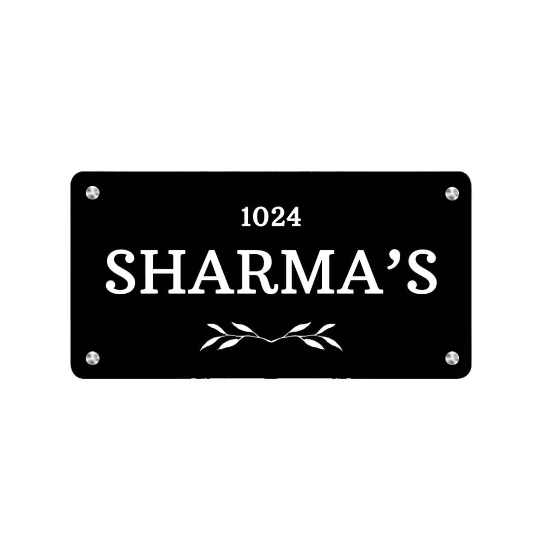 Personalized Outdoor Metal Name Plates for House Office Flats Door Entrance - Image 6