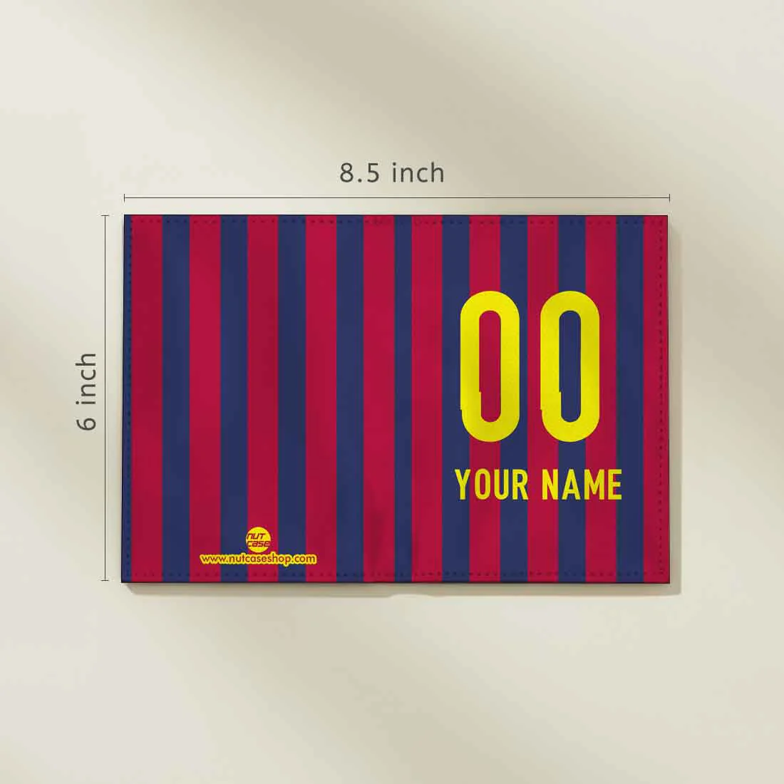 Personalized Passport Holder Passport Cover - Football Jersey Name & Number - Image 6