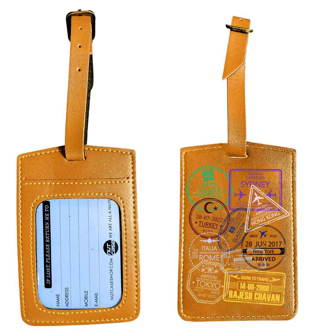Personalized Passport Cover PU Leather Holder for Passports-Arrival Stamps - Image 30