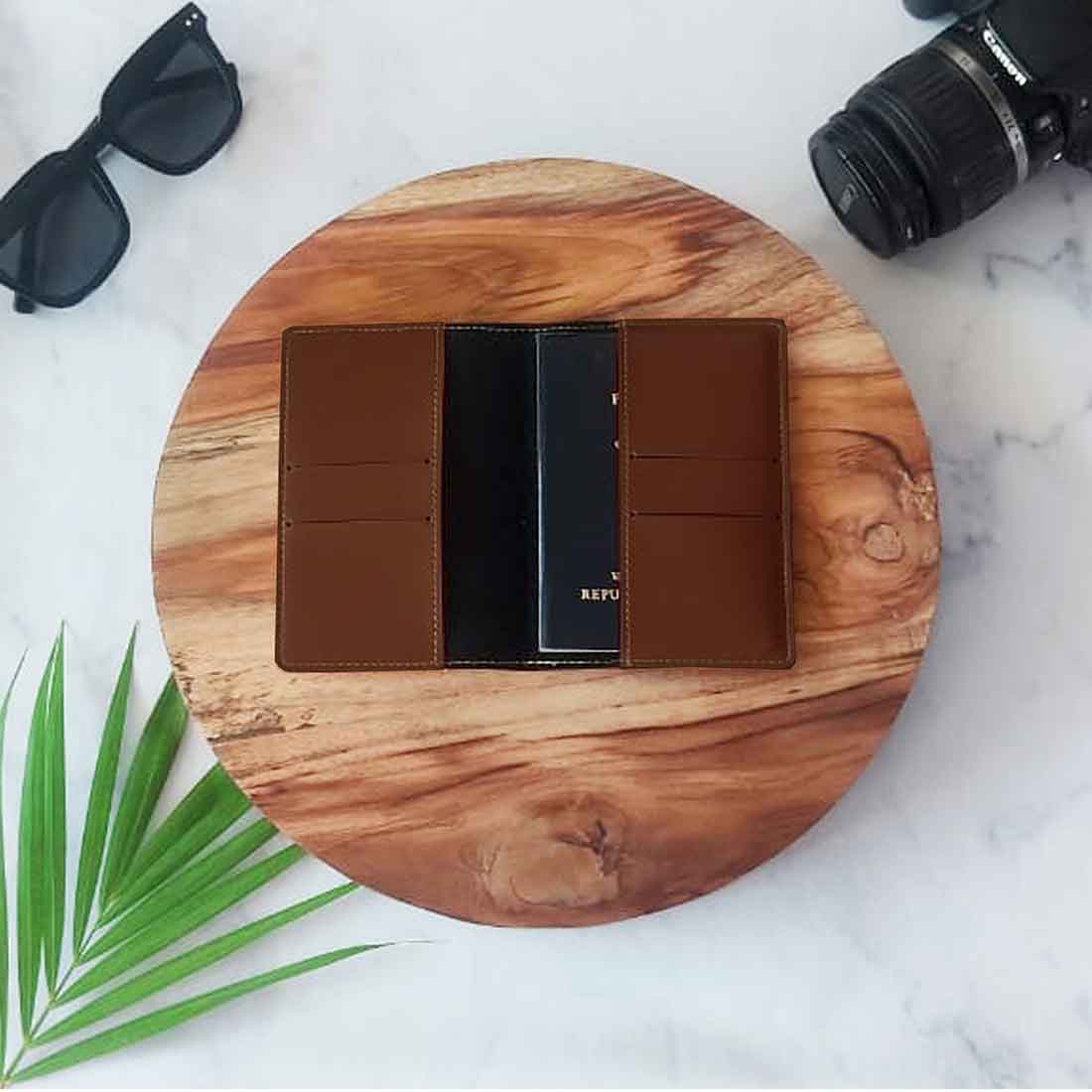 Custom Vegan Leather Passport Holder for Couple MR - Anniversary Gift - Image 13