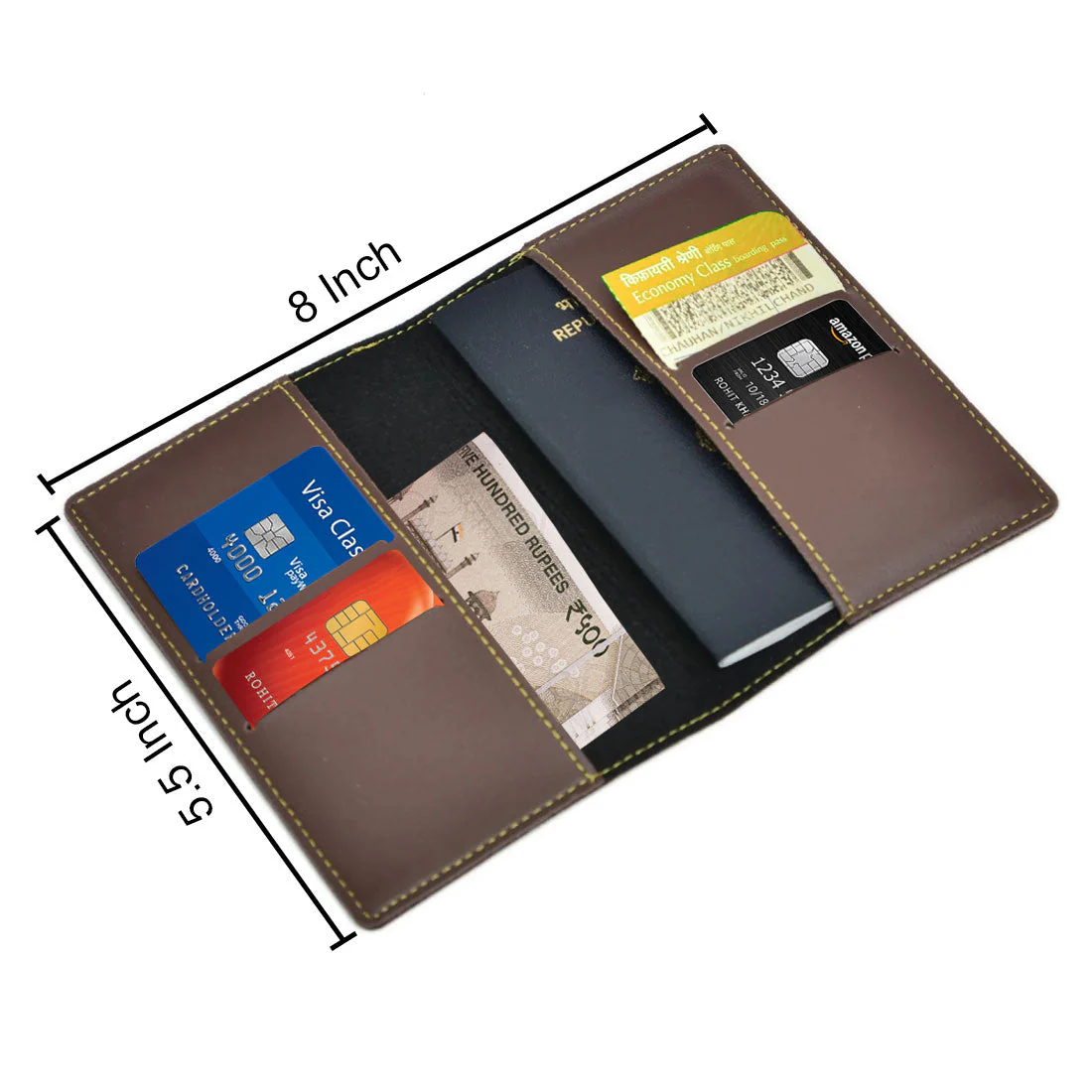 Custom Vegan Leather Passport Holder for Couple MR - Anniversary Gift - Image 19