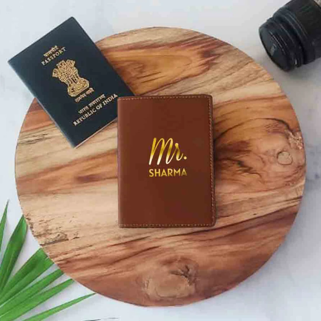 Custom Vegan Leather Passport Holder for Couple MR - Anniversary Gift - Image 21