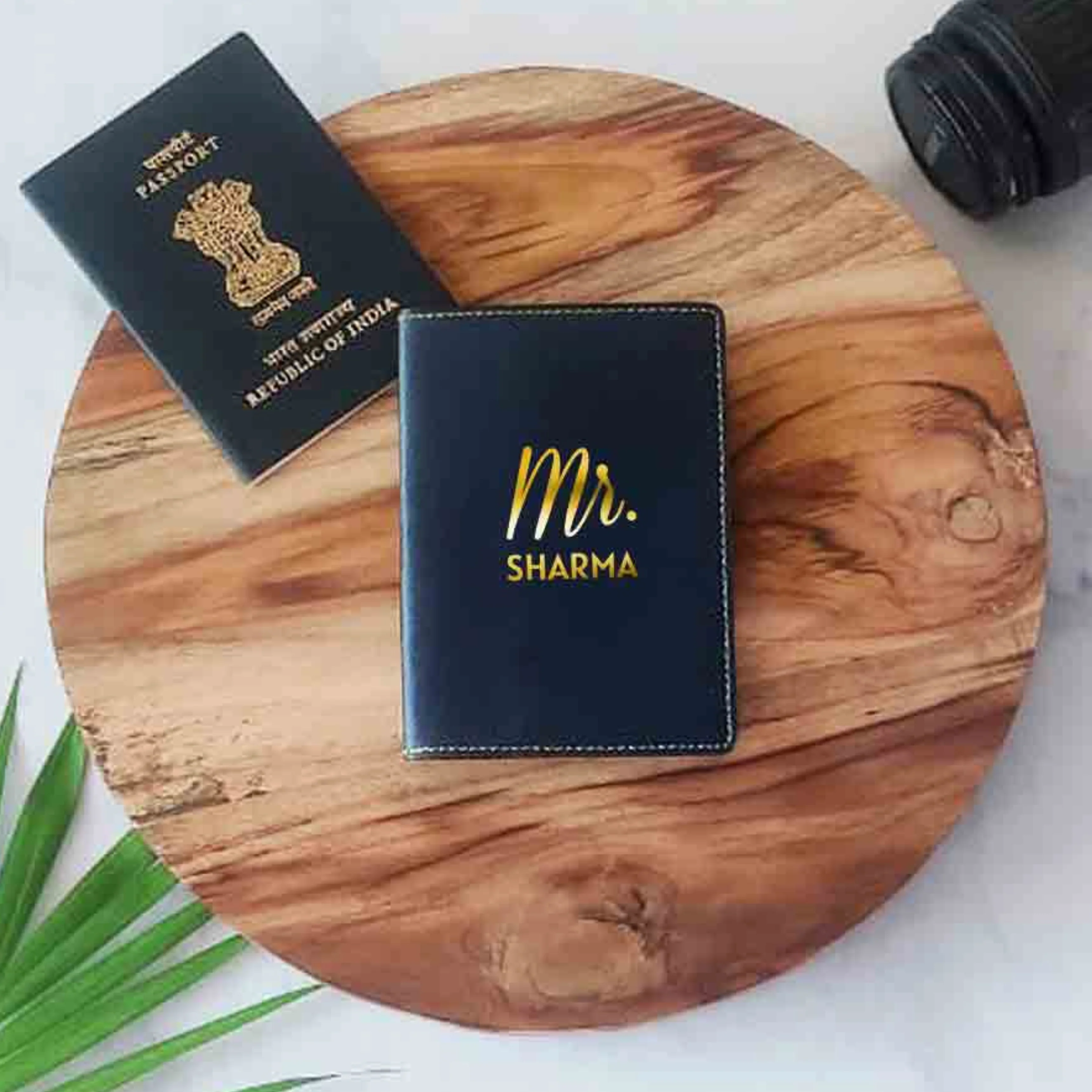 Custom Vegan Leather Passport Holder for Couple MR - Anniversary Gift - Image 22