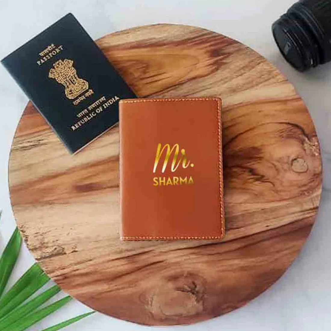 Custom Vegan Leather Passport Holder for Couple MR - Anniversary Gift - Image 23