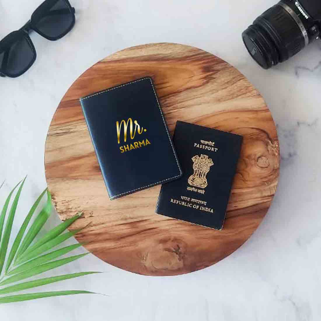 Custom Vegan Leather Passport Holder for Couple MR - Anniversary Gift - Image 8