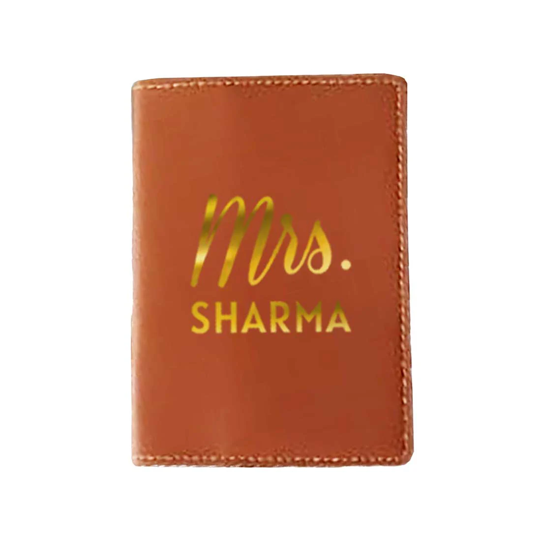 Leather Passport Case Personalized for couples MRS - Anniversary Gift - Image 15