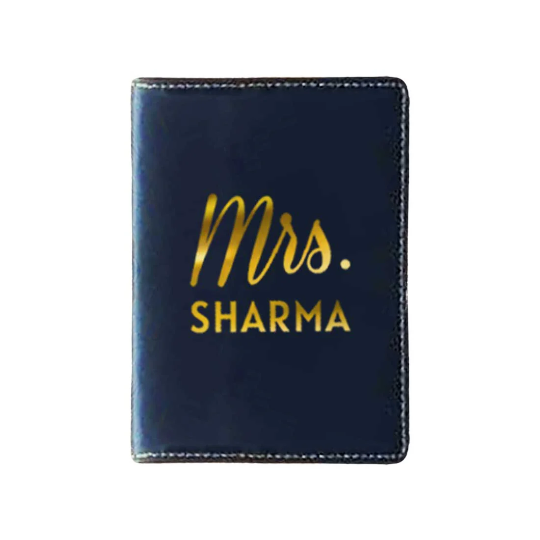 Leather Passport Case Personalized for couples MRS - Anniversary Gift - Image 25