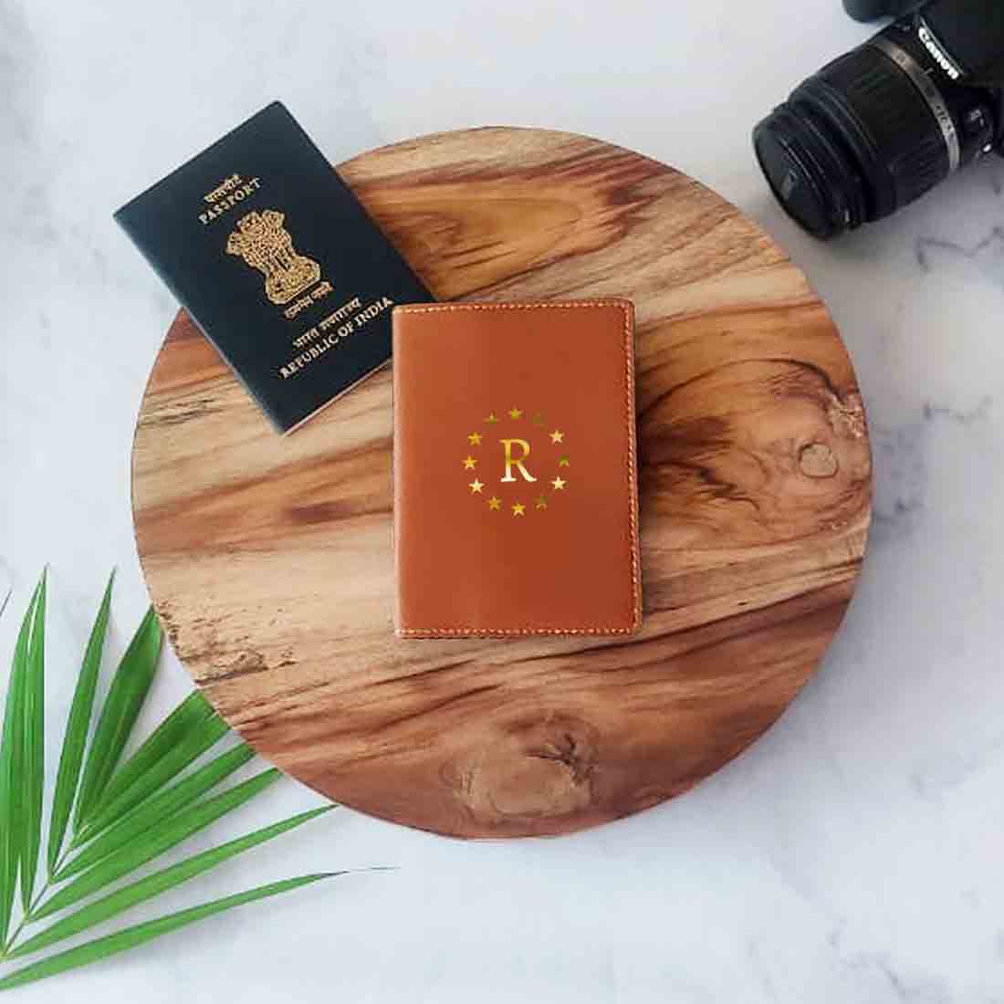 PU Leather Customized Travel Wallet Passport Holder for Men - Star - Image 6